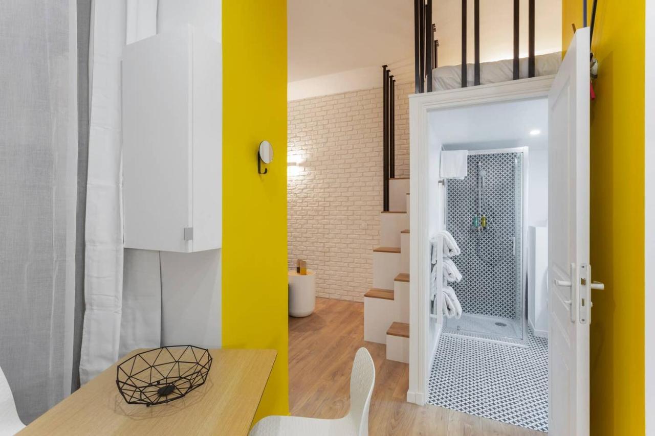 Studio 4 personnes avec Mezzanine à Montparnasse-Saint Germain Paris Extérieur photo